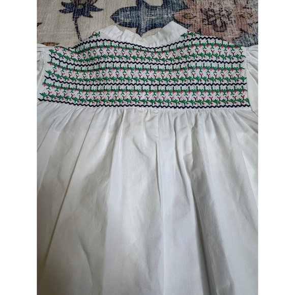 The Shirt Rochelle Behrens Embroidered Saylor Blouse Top Tuckernuck Small - Picture 11 of 11